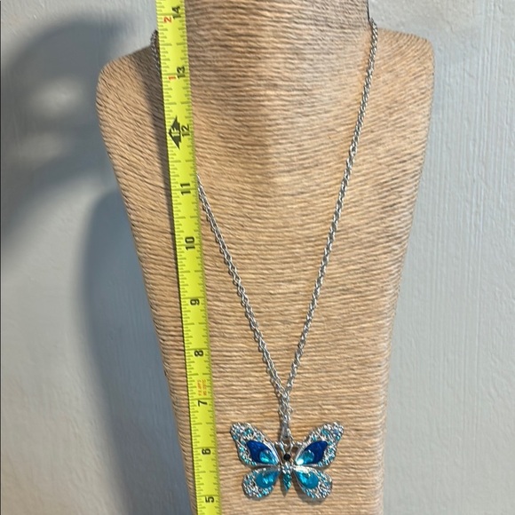 Paparazzi Blue and Silver Necklace with Intricate Design - Picture 8 of 12